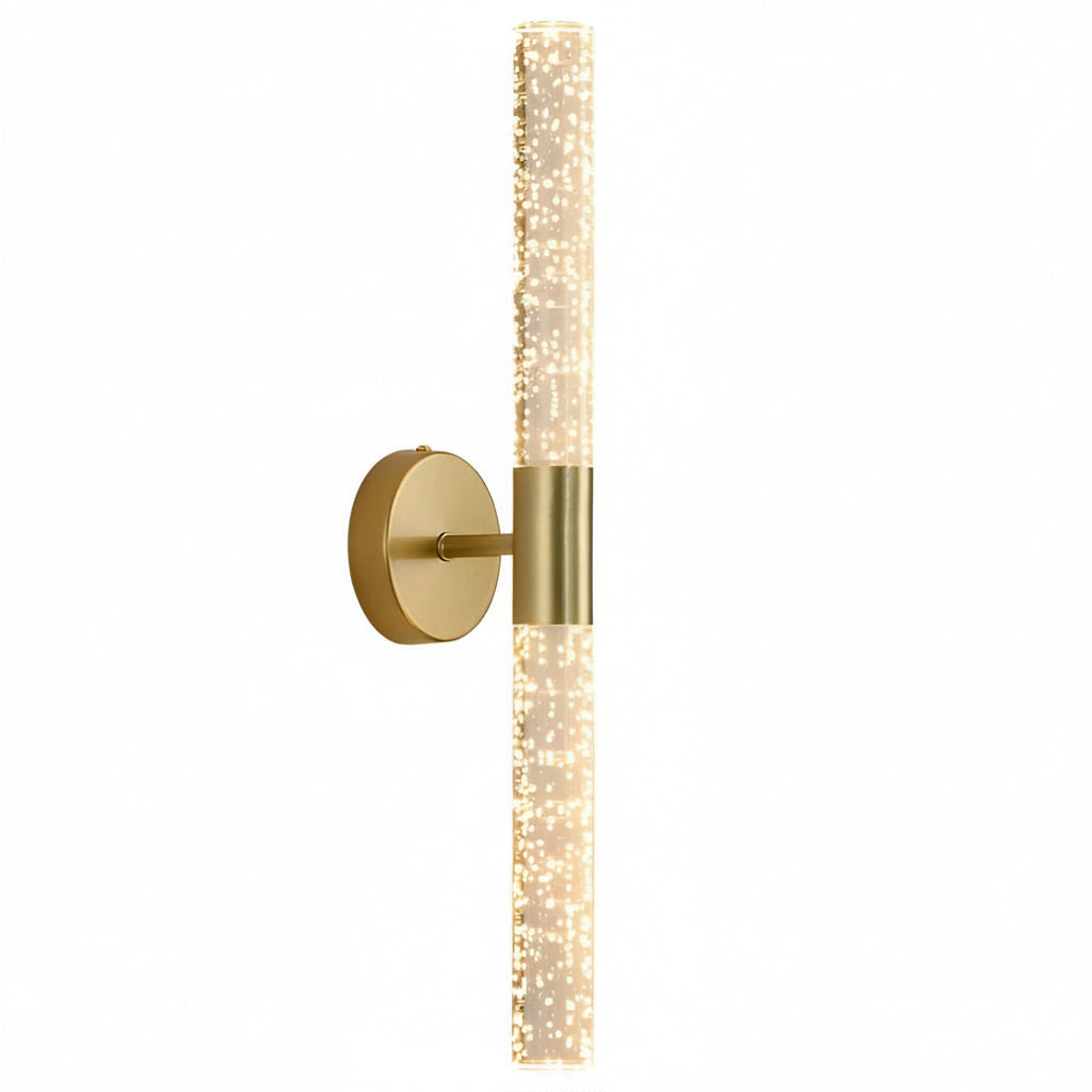 Freyza - Cylinder Wall Sconce Tube Iron Acrylic LED 50cm / 20in Modern Vanity Light