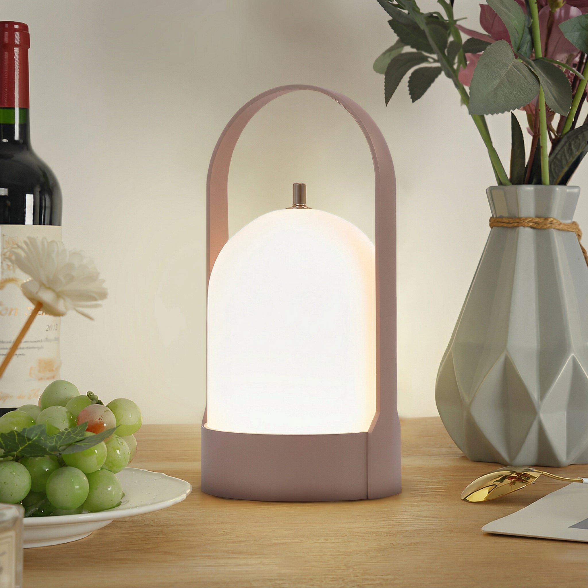 Freyza - LED Lantern Table Lamp Cordless USB Rechargeable Dimmable 22cm / 8.6in