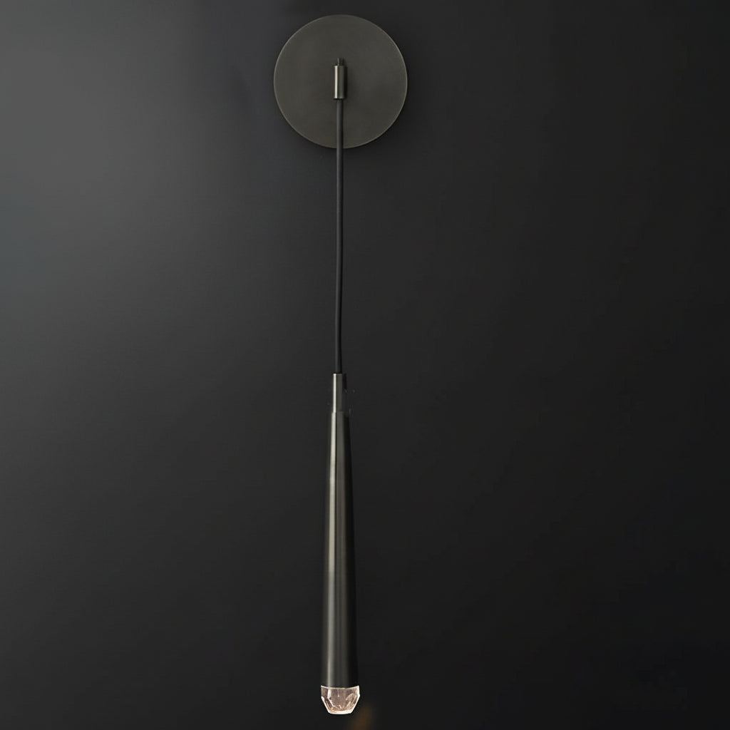 Freyza - LED Wall Sconce – Strip Crystal Nordic Hardware Lamp (24in / 20in)