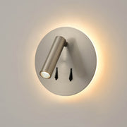 Freyza - Applique murale de lecture éclairée à LED Franklite Luca, nickel satiné