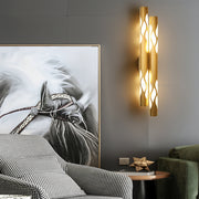 Freyza - LED Wall Sconce Flame Hollow Pattern Metal Acrylic 66cm / 26in Up Down - Hallway Light