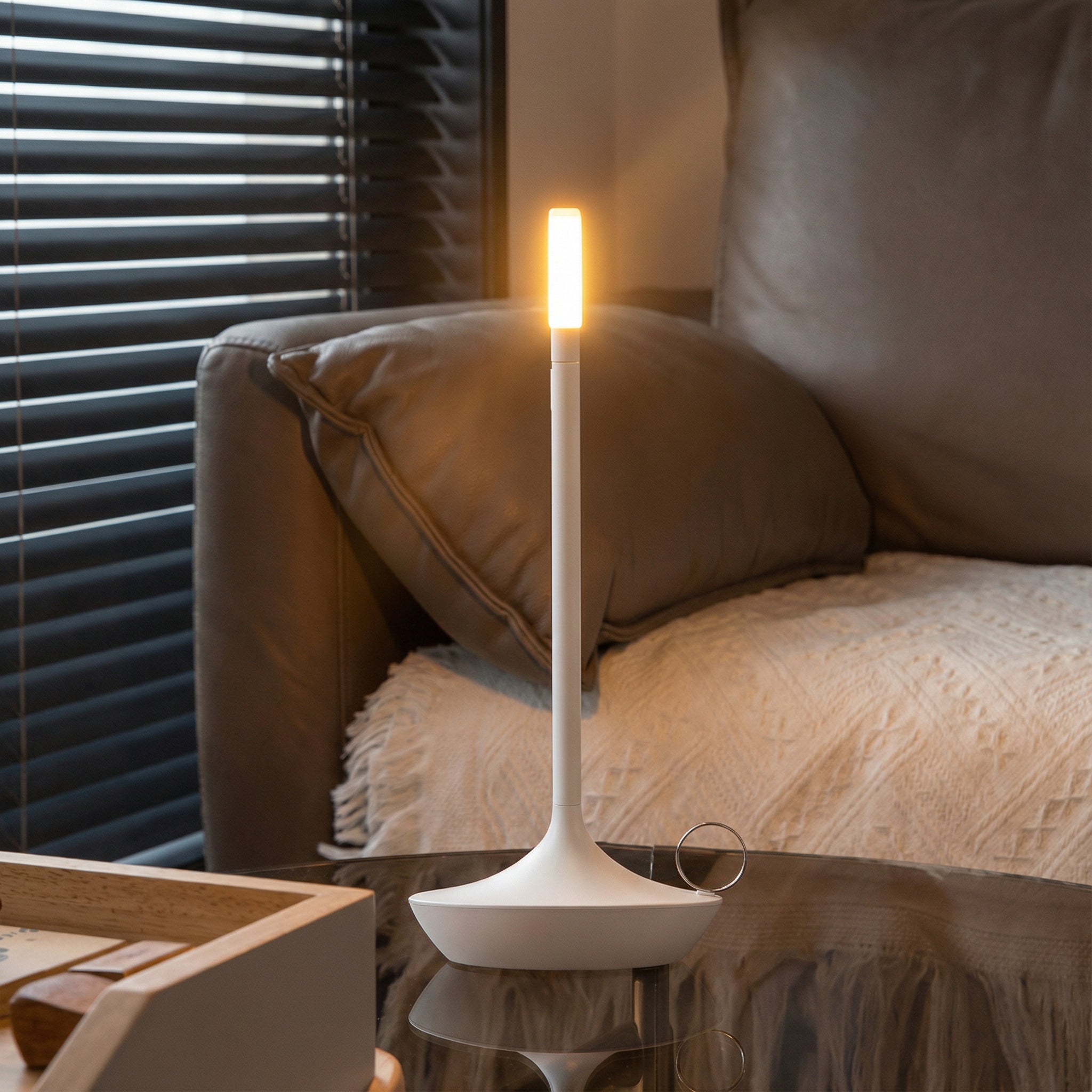 Freyza - LED Table Lamp Cordless Rechargeable Touch Dimming Aluminum 26cm / 10in