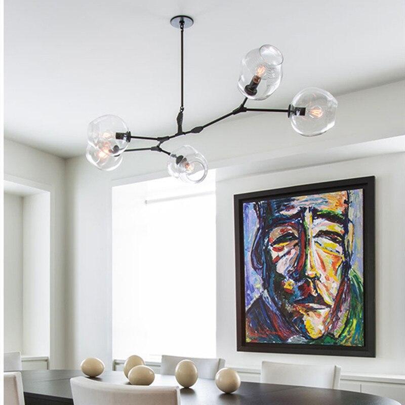 Freyza | Kirae Nordische moderne Glas-Pendelleuchte – moderne Küche und Esszimmer