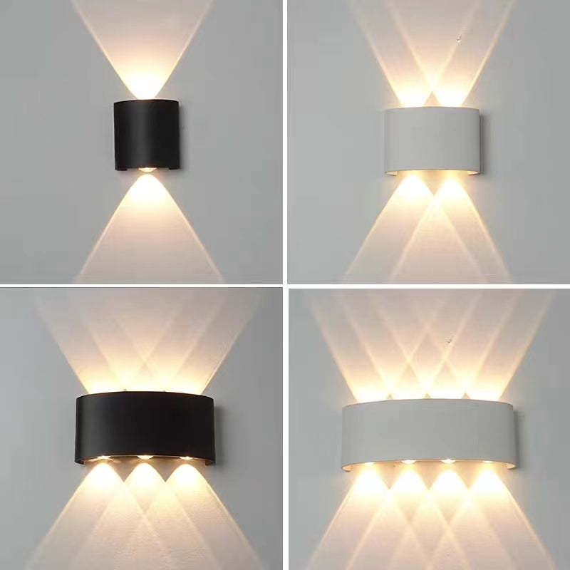 Freyza | Tronix Modern Rectangular Black White Outdoor Wall Light – Modern Garden Porch Exterior