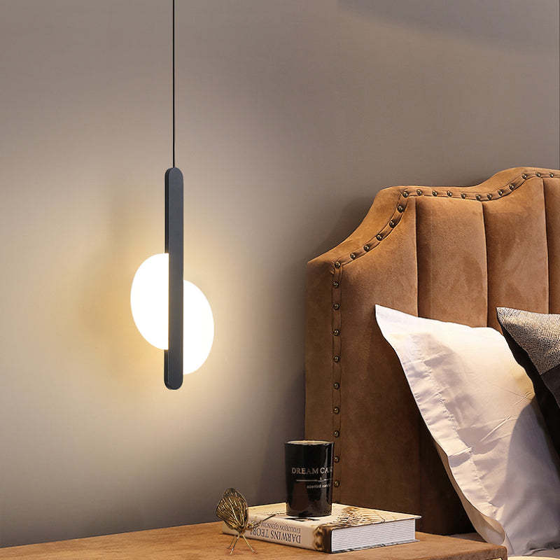 Freyza | Doria Suspension LED moderne noire et blanche – Cuisine moderne, salle à manger