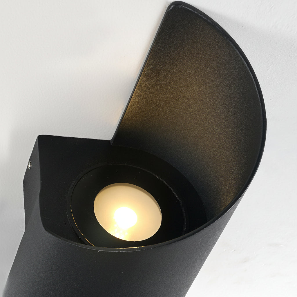 Freyza - Spiral-LED-Wandleuchte – wasserdichtes Aluminium mit zweiseitigem Licht 10W (Innen/Außen)
