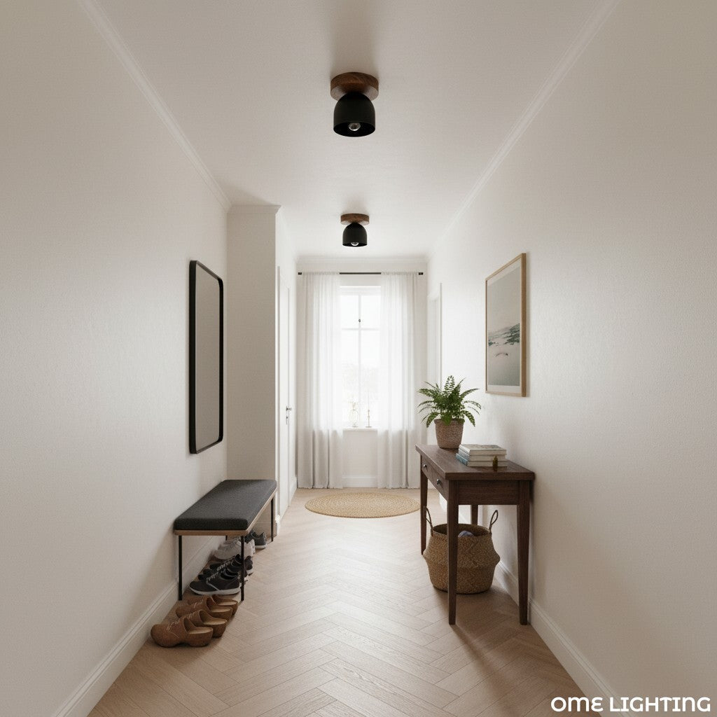 Freyza | Wood Ceiling Light – Bedroom Living Room