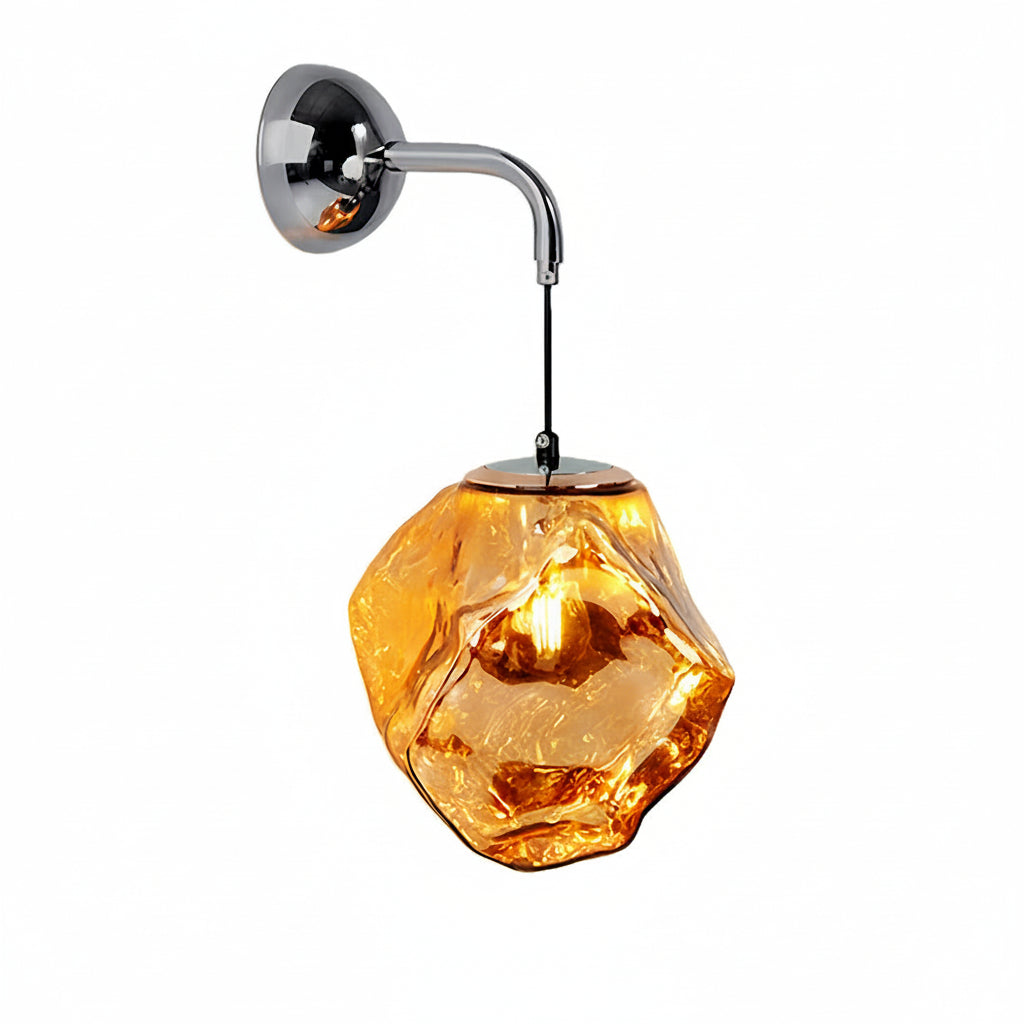 Freyza - LED Wall Sconce – Art Deco Iron White Gold Silver Rose Gold (3-Step Dimming & 13x20cm)