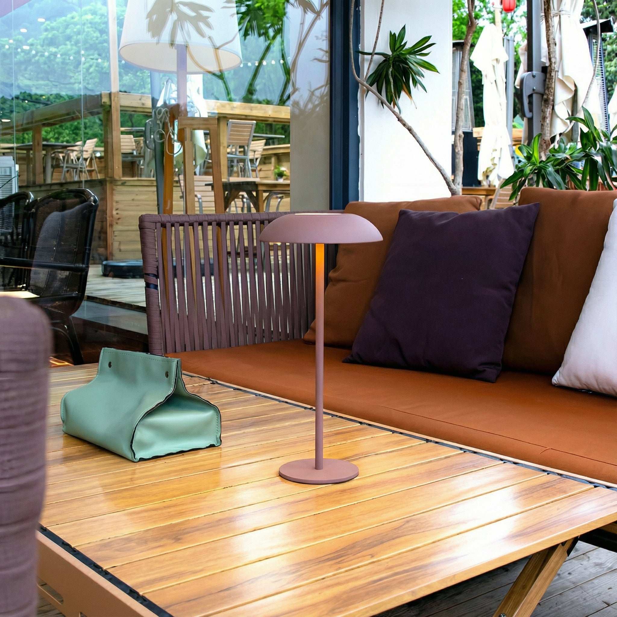Freyza - LED Cordless Table Lamp Portable Touch Dimmable USB Rechargeable IP54 Waterproof 31cm / 12in 2600mAh