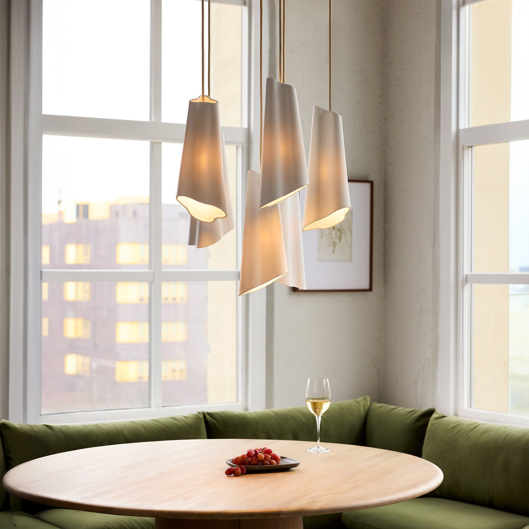 Freyza | Multi-Light Ceramic Pendant Light – Kitchen Dining Room