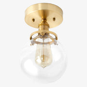 Freyza | Glass Globe Ceiling Light – Retro Bedroom Hallway