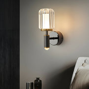 Freyza - LED Wall Sconce Light – Modern Clear Acrylic Crystal Aluminum (22x15cm / 8.7x5.9in)