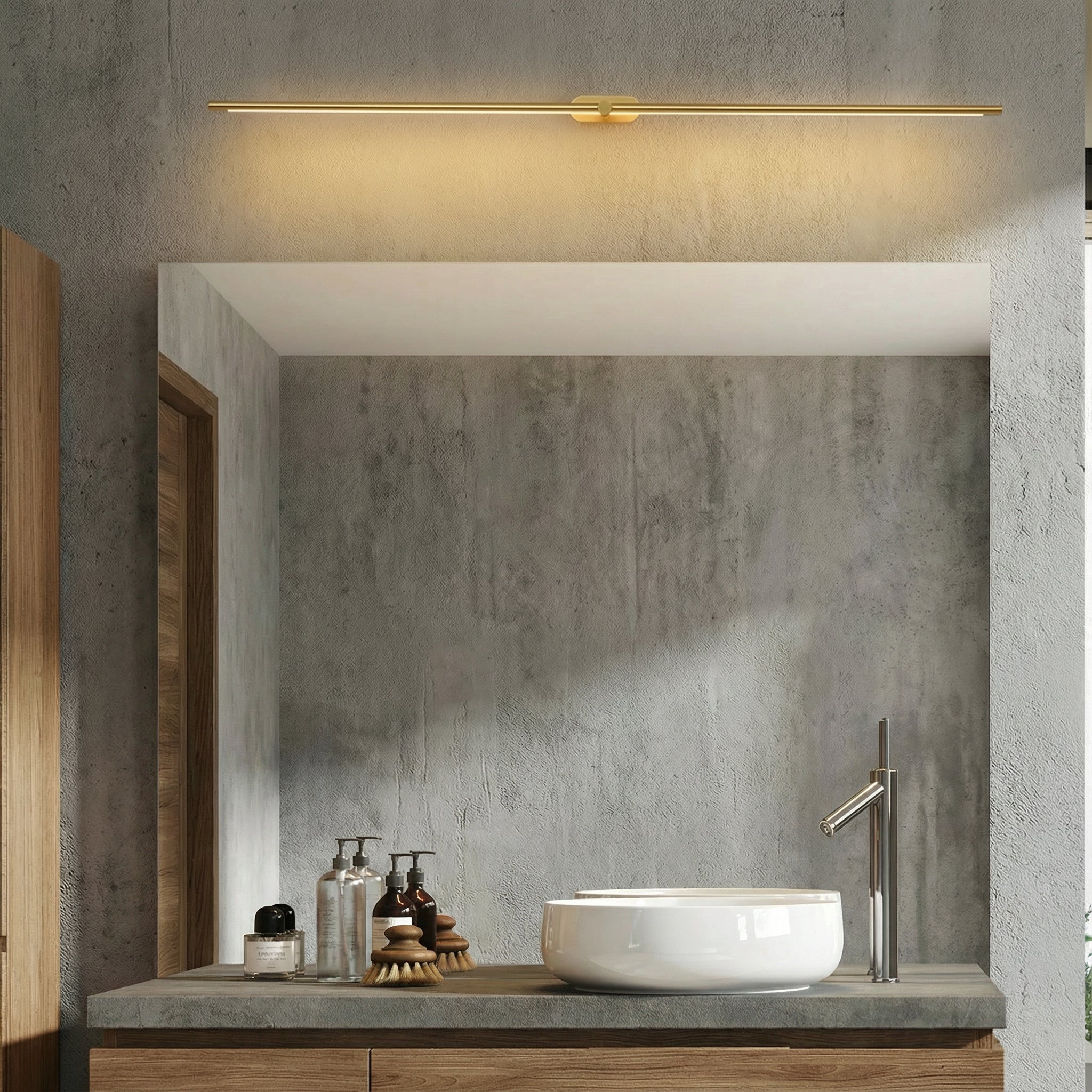 Freyza - LED Wall Sconce Linear Minimalist Vanity Bar Light Bathroom 68cm-128cm