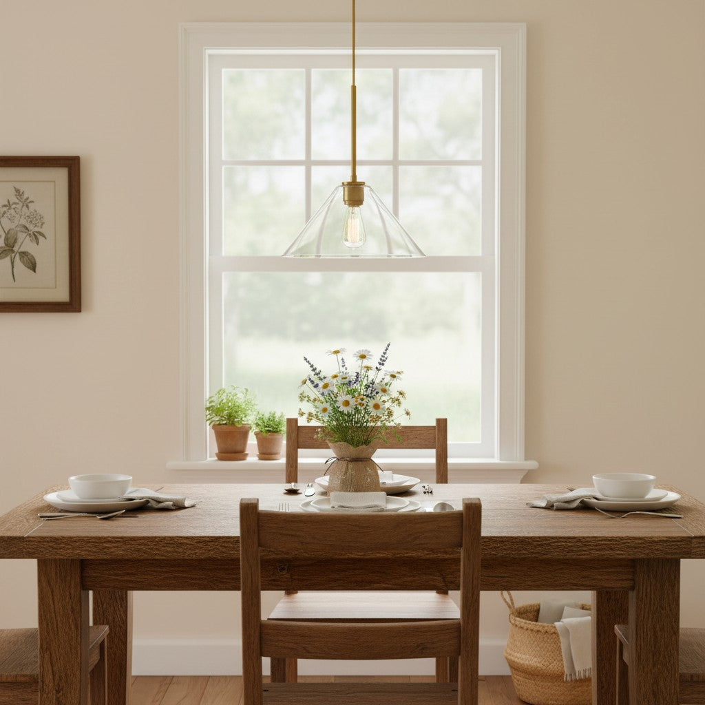 Freyza | Glass Pendant Light – Kitchen Dining Room
