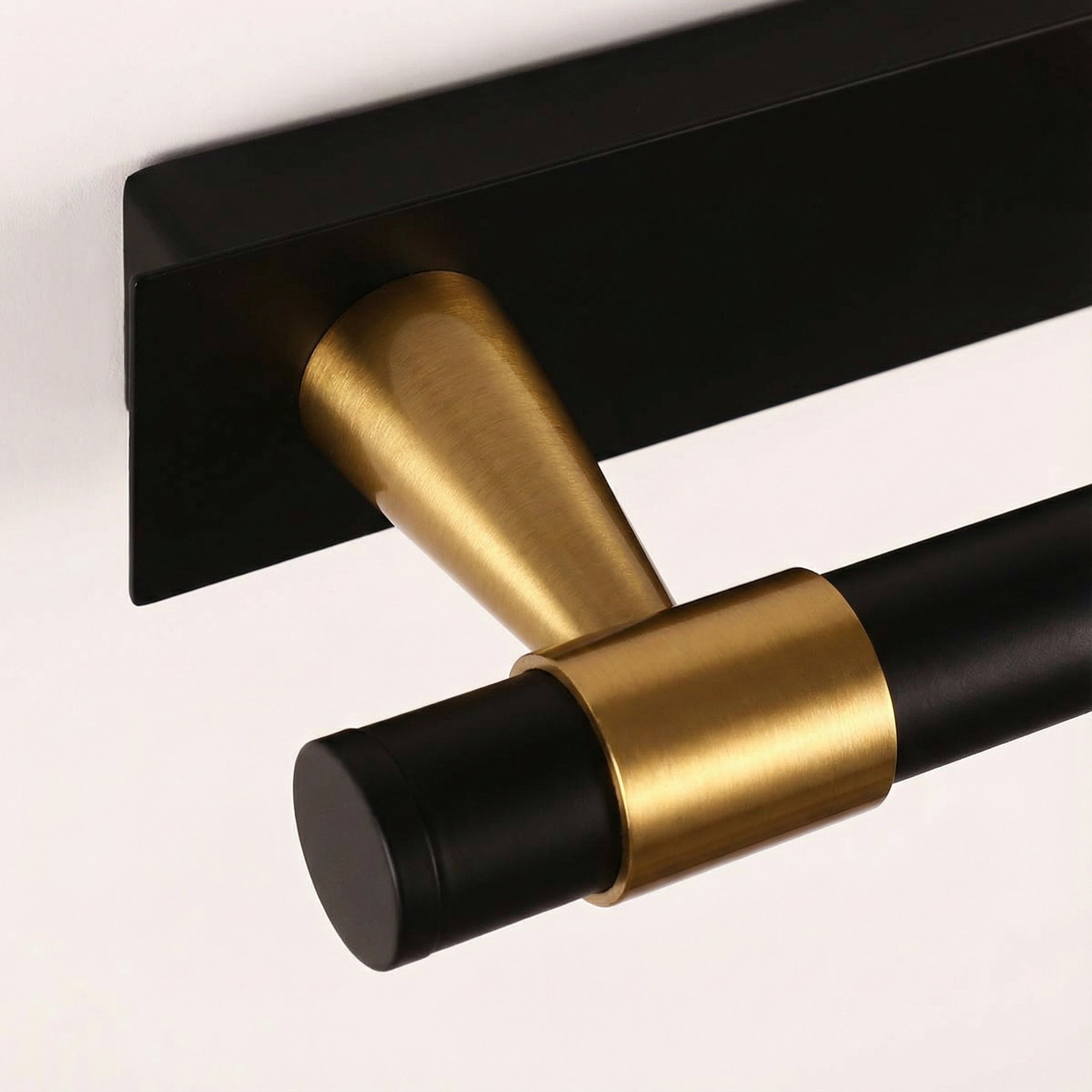 Freyza - LED Bathroom Vanity Light Wall Lamp Brushed Copper Black Mirror Cabinet 48cm-81cm