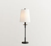 Freyza | Iron Linen Table Lamp – Modern Bedside Bedroom