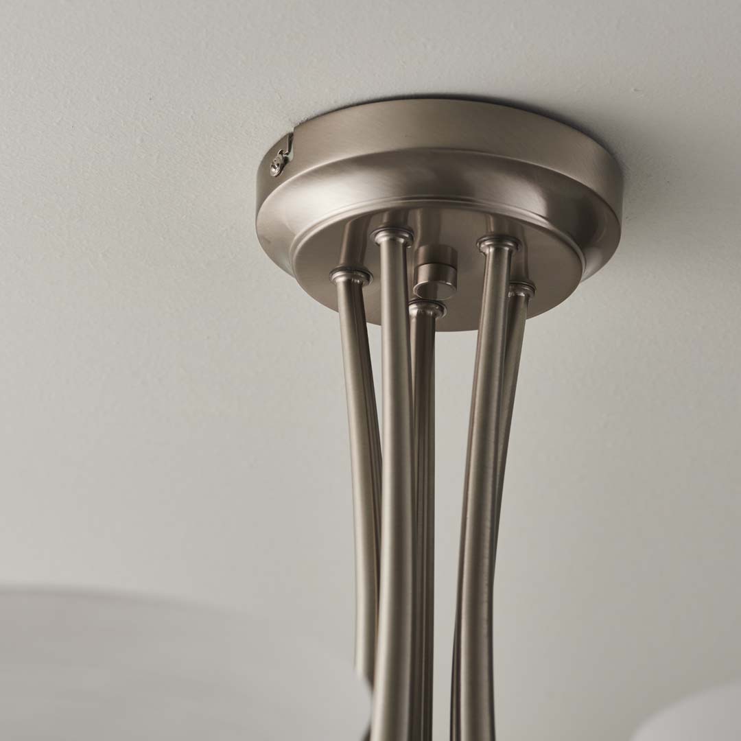 Freyza - Cagney 5 Light Ceiling Light Satin Chrome