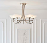 Freyza - Cagney 5 Light Ceiling Light Satin Chrome