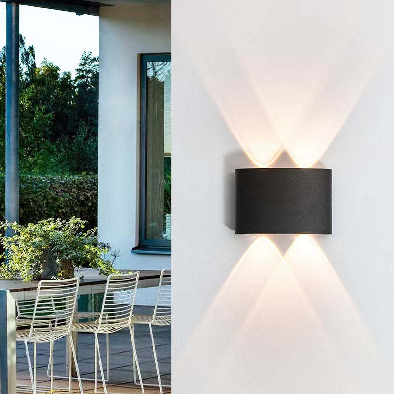 Freyza | Tronix Modern Rectangular Black White Outdoor Wall Light – Modern Garden Porch Exterior