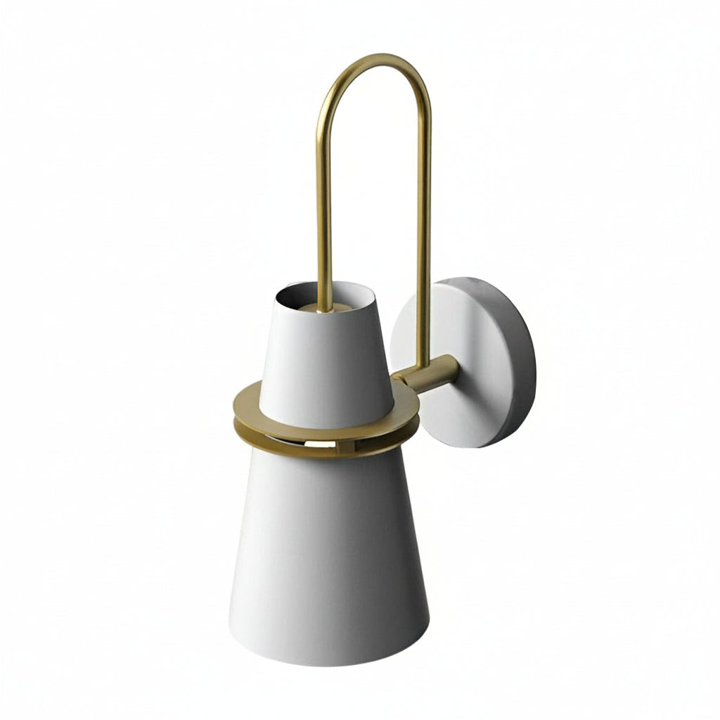 Freyza - Moderne nordische kreative Eisen-Wandleuchte – Minimalistische matte Metall-Wandlampe (E26/E27)