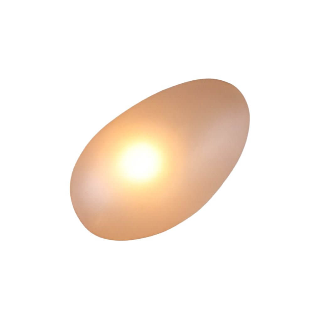 Freyza - Nordic Glass Pebble LED Wall Sconce – Organic Stone Art Decor Light (5W, 3000K)