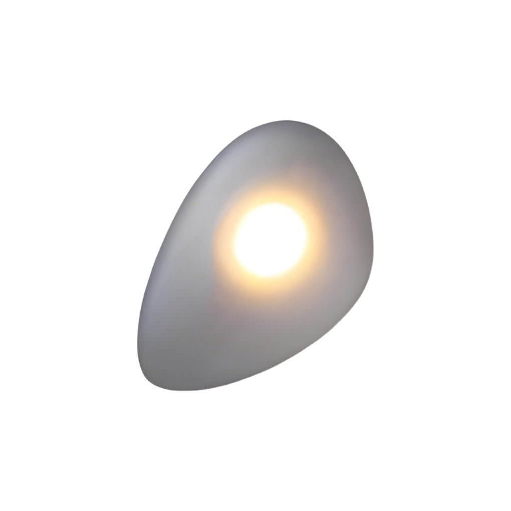 Freyza - Nordic Glass Pebble LED Wall Sconce – Organic Stone Art Decor Light (5W, 3000K)