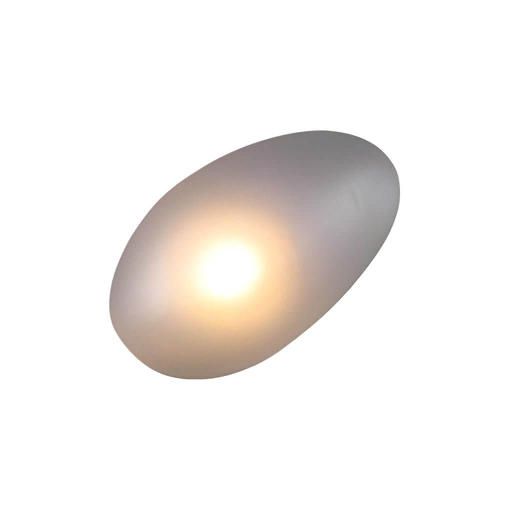 Freyza - Nordic Glass Pebble LED Wall Sconce – Organic Stone Art Decor Light (5W, 3000K)