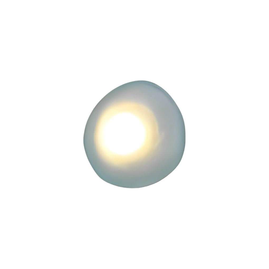Freyza - Nordic Glass Pebble LED Wall Sconce – Organic Stone Art Decor Light (5W, 3000K)