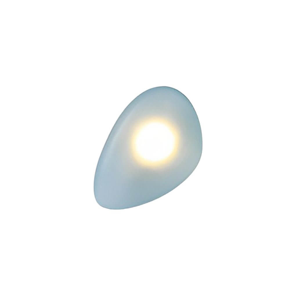 Freyza - Nordic Glass Pebble LED Wall Sconce – Organic Stone Art Decor Light (5W, 3000K)