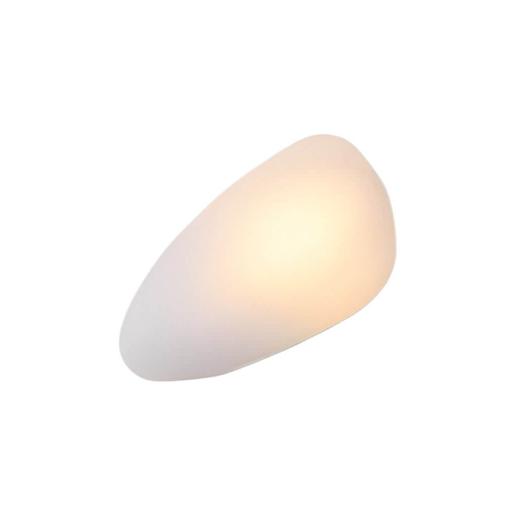 Freyza - Nordic Glass Pebble LED Wall Sconce – Organic Stone Art Decor Light (5W, 3000K)