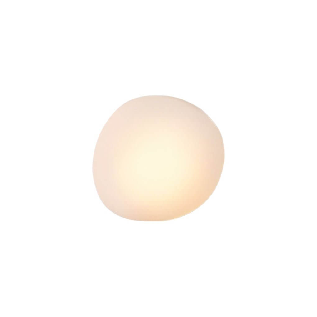 Freyza - Nordic Glass Pebble LED Wall Sconce – Organic Stone Art Decor Light (5W, 3000K)