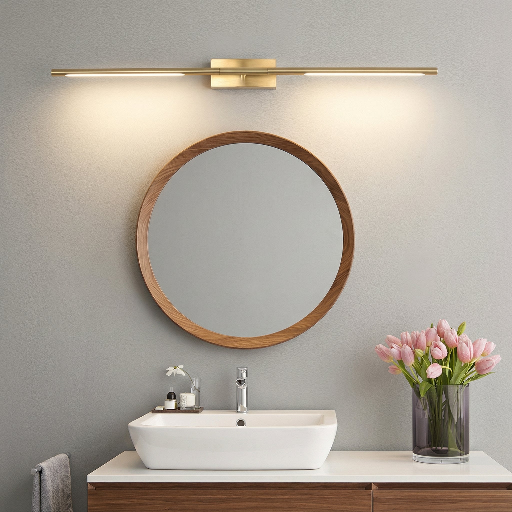 Freyza - LED Mirror Light Bar Waterproof Bathroom Vanity Sconce Wall Lamp 60cm-100cm 6W-12W