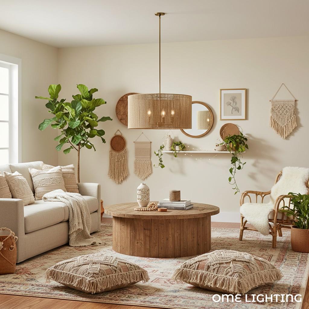 Freyza | Rowan Drum Brass Pendant Light