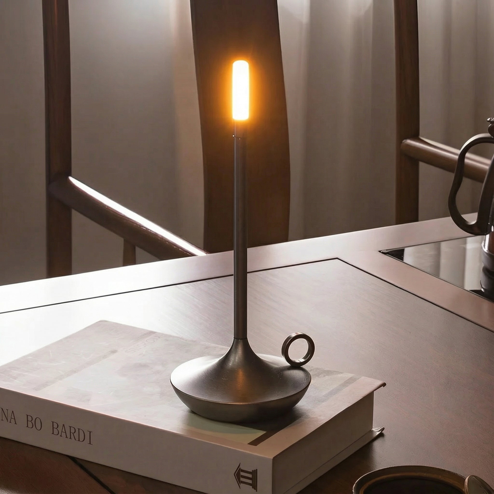 Freyza - LED Table Lamp Cordless Rechargeable Touch Dimming Aluminum 26cm / 10in