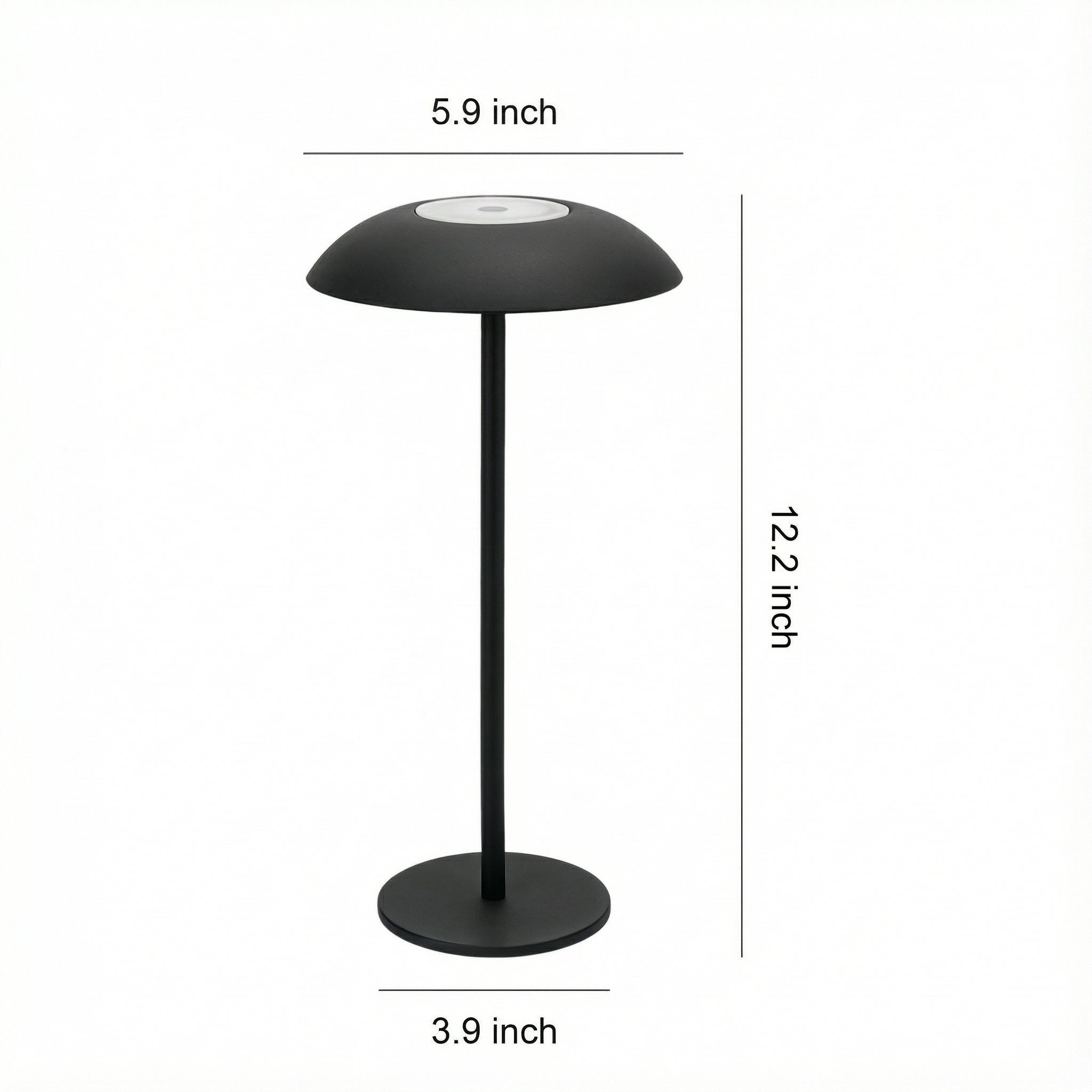 Freyza - LED Cordless Table Lamp Portable Touch Dimmable USB Rechargeable IP54 Waterproof 31cm / 12in 2600mAh