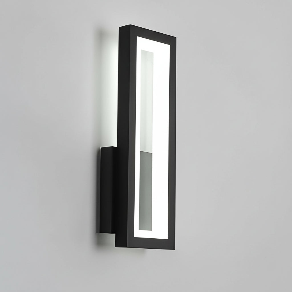 Freyza - Modern Linear LED Wall Sconce – Minimalist Iron & Acrylic Rectangular Wall Light