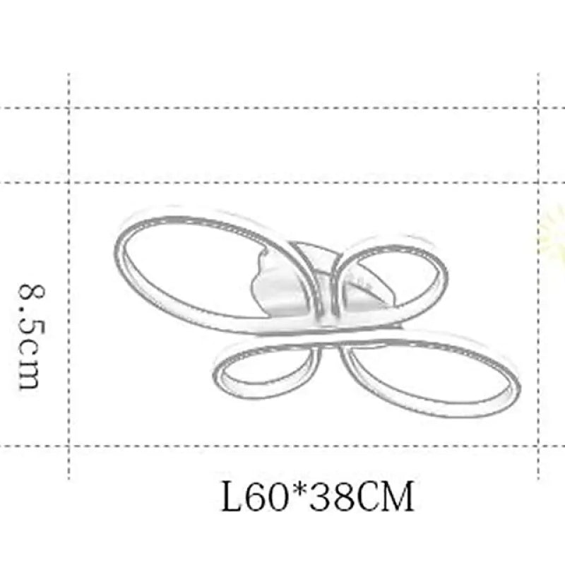 Freyza | Brisa plafonnier LED moderne blanc à éclairage multiple, à montage affleurant – chambre, couloir, cuisine modernes