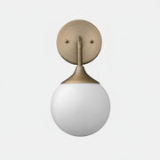 Freyza | Glass Wall Sconce – Contemporary Living Room Hallway