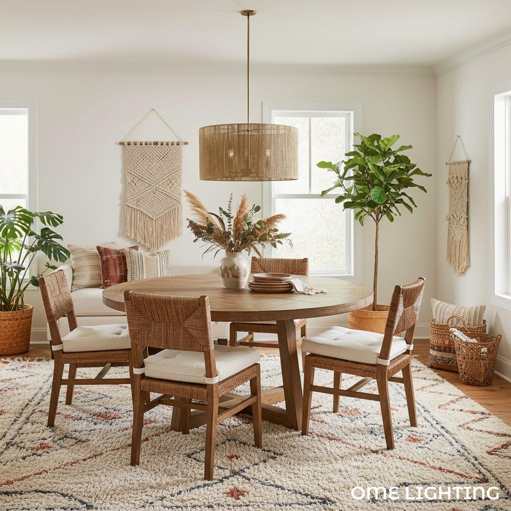 Freyza | Rowan Drum Brass Pendant Light