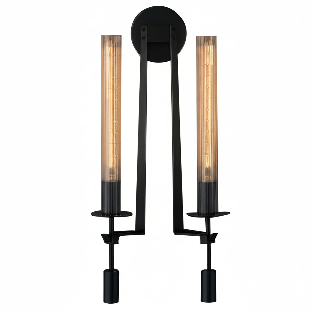 Freyza - Modern Crystal Plug-In Wall Sconce – Luxury Glass LED Bedside Lamp (Gold/Silver)