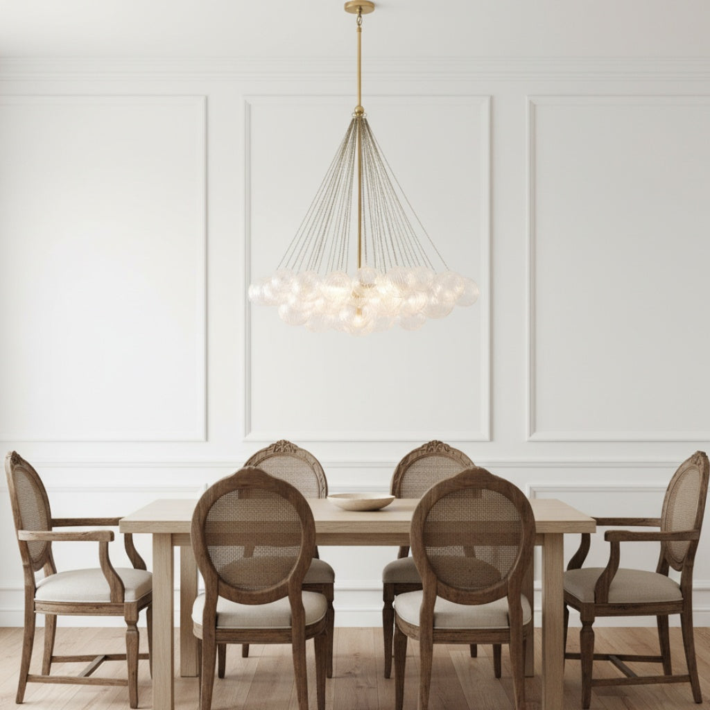 Freyza | Glass Chandelier – Dining Room Living Room