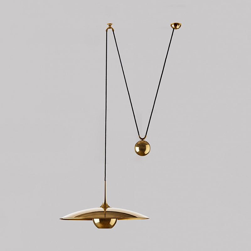 Freyza | Suspension dorée minimaliste en métal Pyra – Cuisine et salle à manger minimalistes