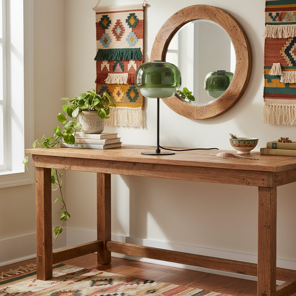 Freyza | Glass Table Lamp – Bedside Bedroom