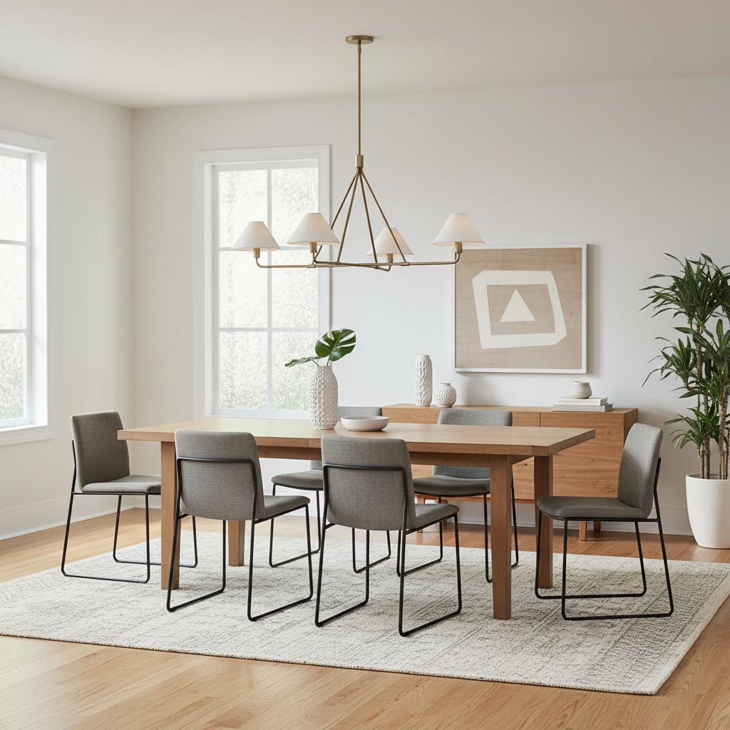 Freyza | Vector Brass Fabric Chandelier