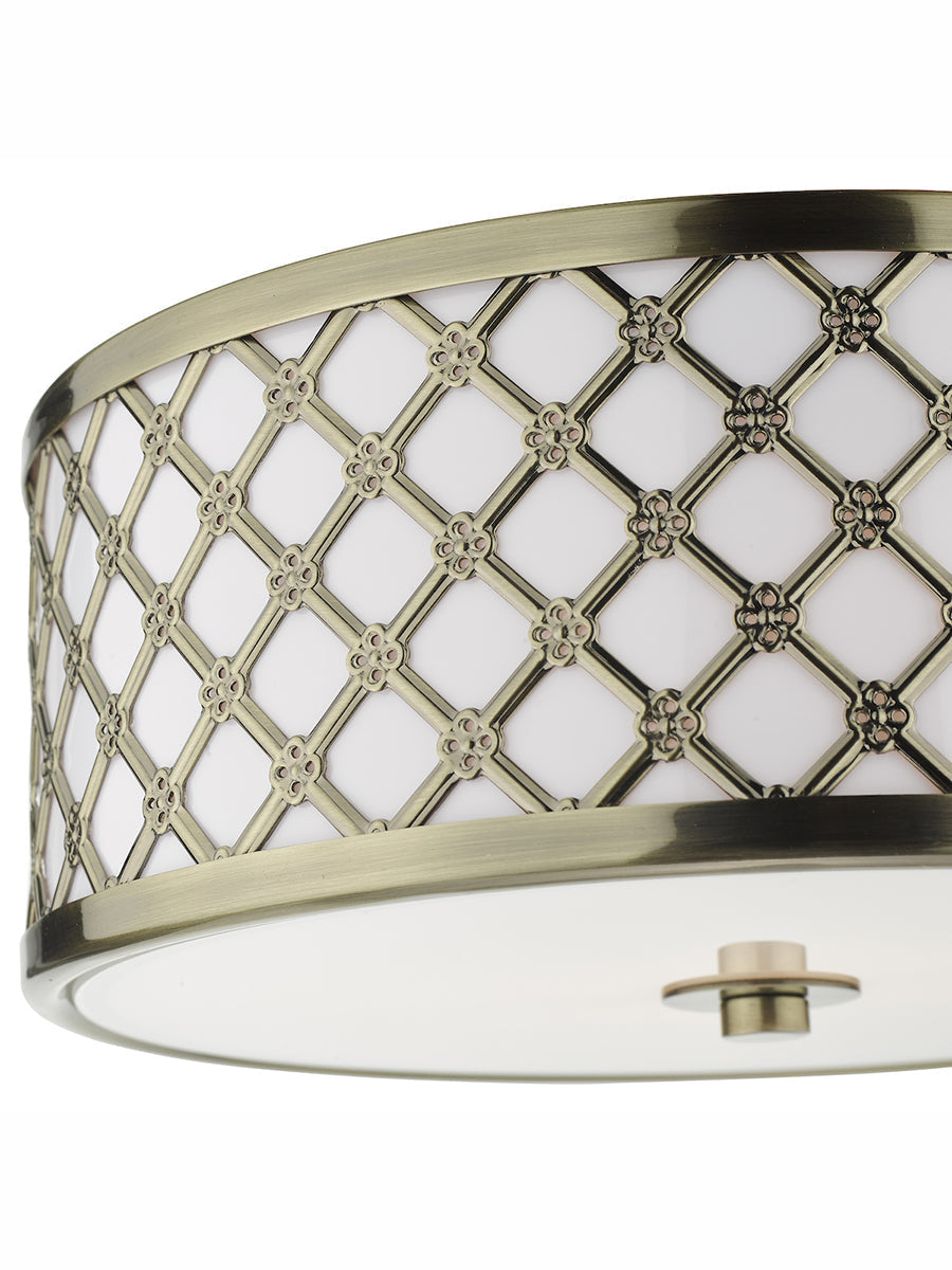 Freyza - Dar Civic Small Flush Ceiling Light