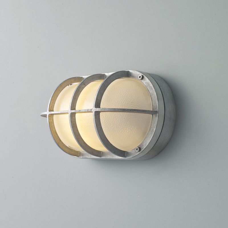 Freyza – Davey Lighting ovales Aluminium-Schottlicht 8122