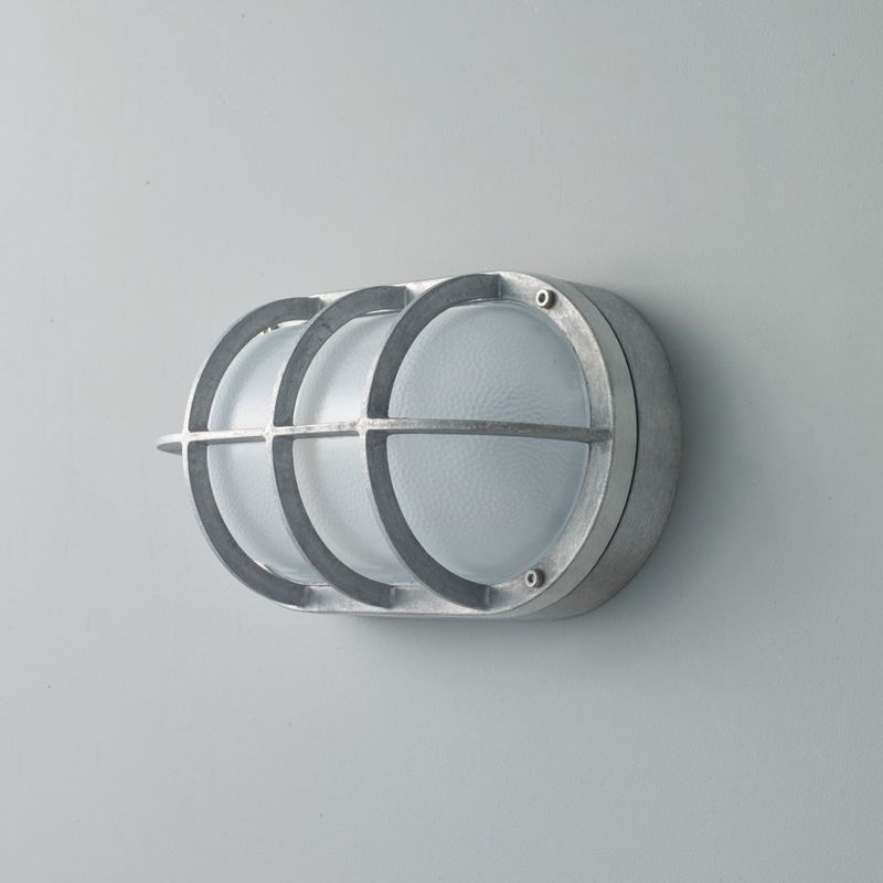 Freyza – Davey Lighting ovales Aluminium-Schottlicht 8122