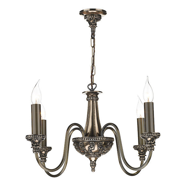 Freyza - David Hunt Bailey 4 Light Chandelier Bronze