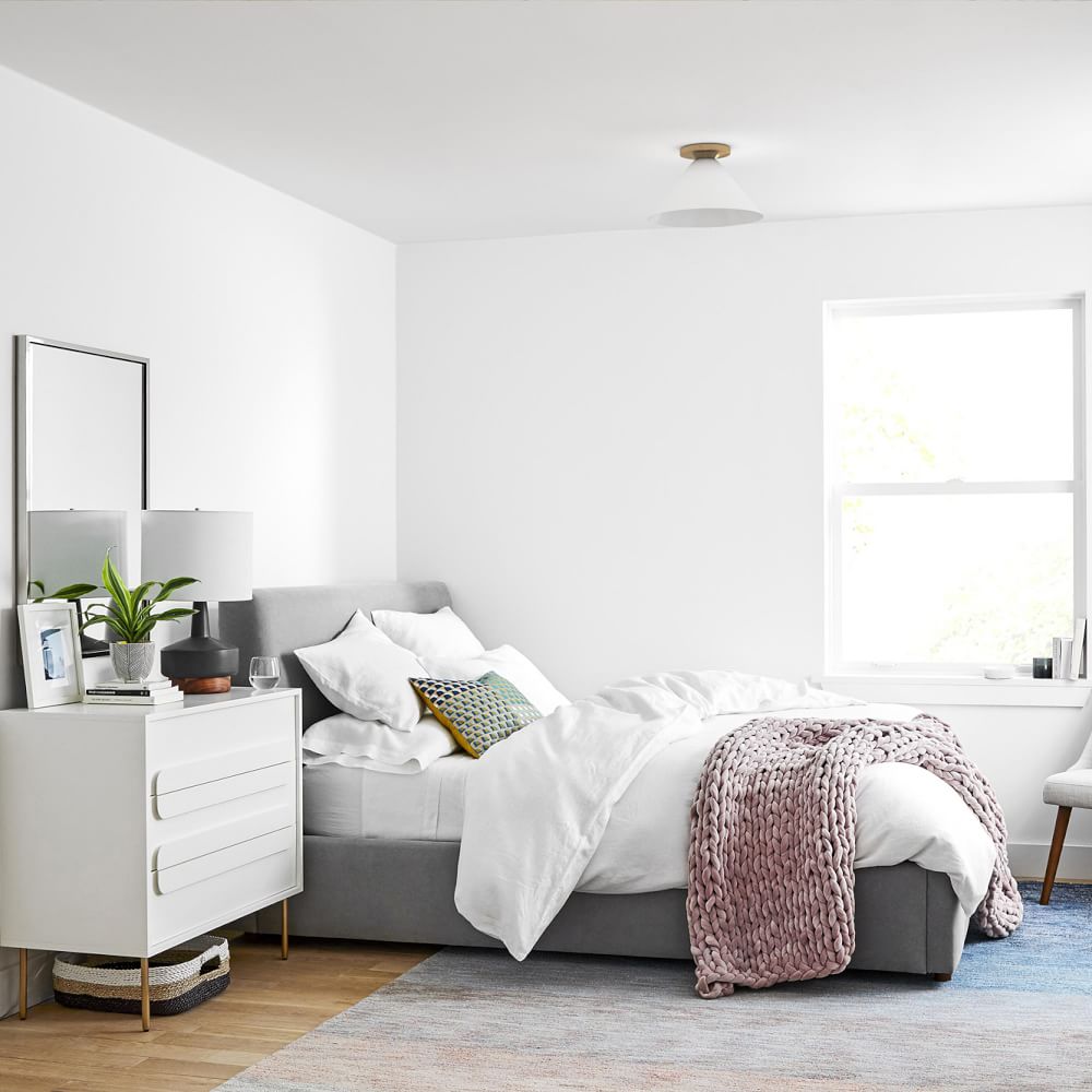 Freyza | Glass Flush Mount Ceiling Light – Modern Bedroom Hallway Kitchen