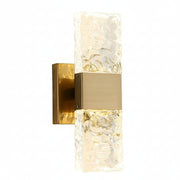 Freyza - Crystal Wall Sconce | Water Ripple Up Down Metal LED 30cm / 12in Modern Art Decor Light